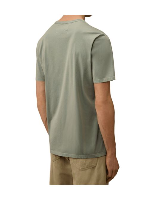 MERCERIZED JERSEY GASATO SHORT SLEEVE PATCH T-SHIRT C.P. COMPANY | TS113A006374G809